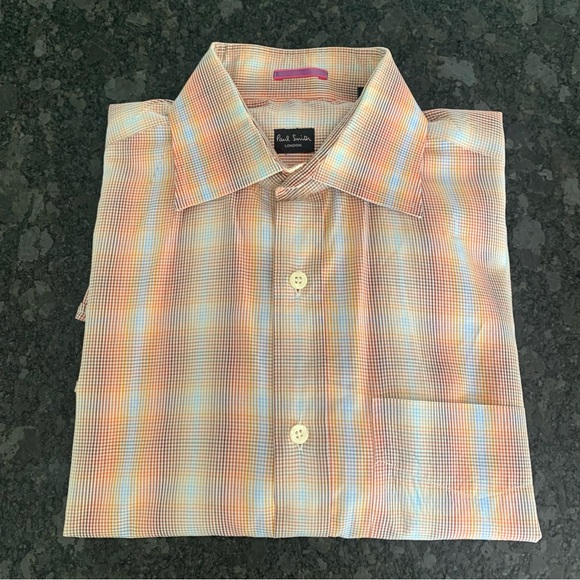 Paul Smith London Button Down shirt Gingham size 15.5/39 - Picture 1 of 10